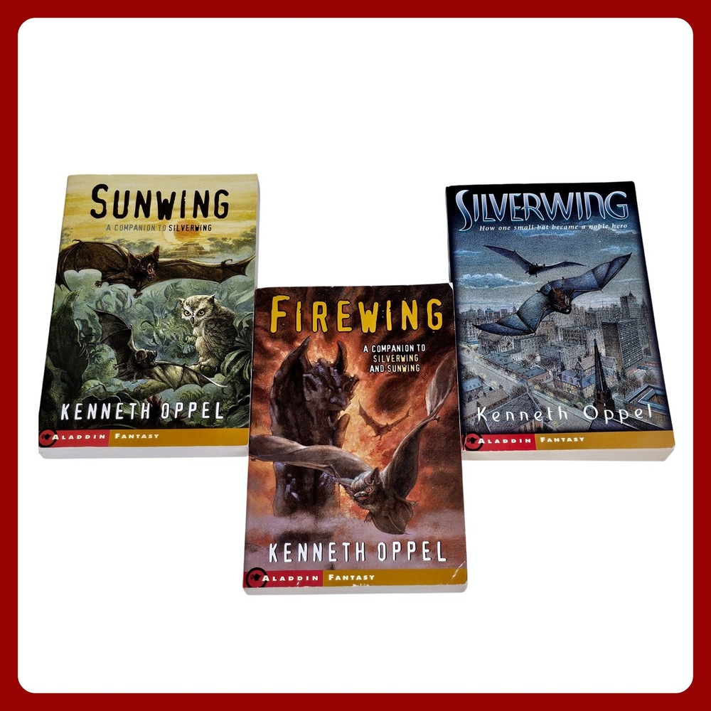 Kenneth Oppel‎ Silverwing Series 3 Book Lot Sunwing Firewing YA Fantasy New